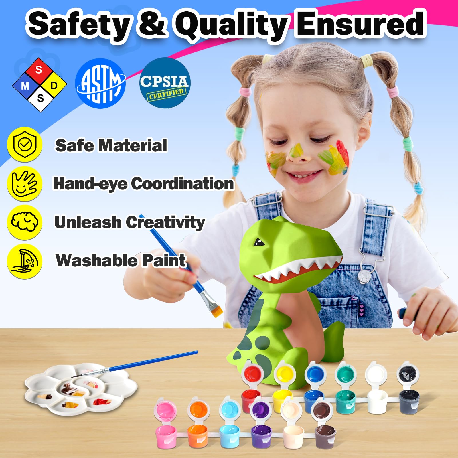 FUNZBO non-toxic paints ensure safe, mess-friendly creativity for kids