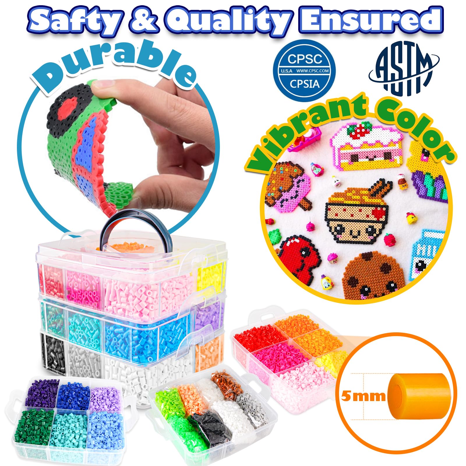 FUNZBO pegboard set supports easy layouts for bead crafting.
