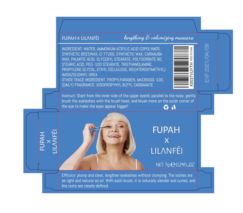 Fupah deep black shade adds defined, natural-looking lashes.