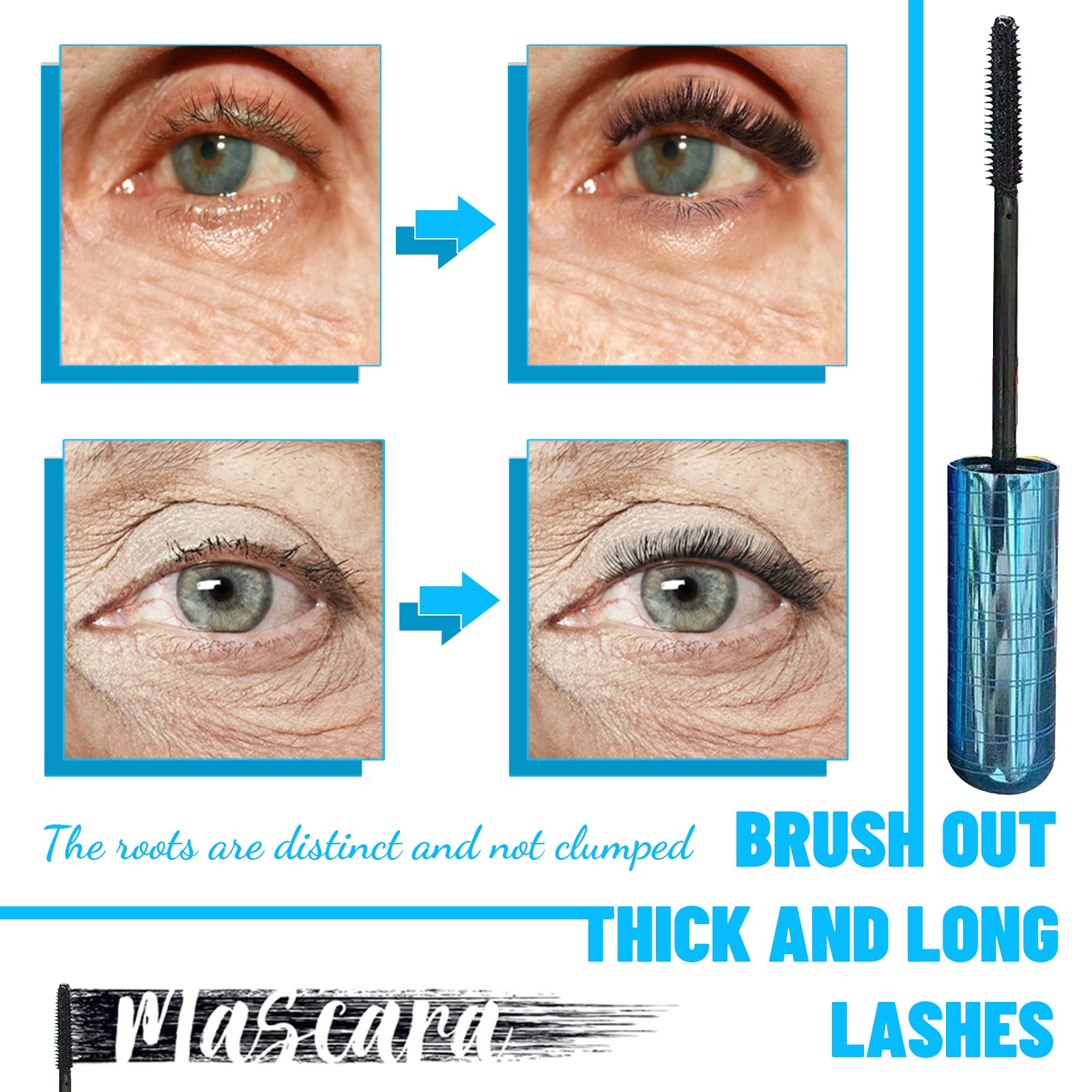 Fupah fast-drying mascara stays put through sweat or rain.