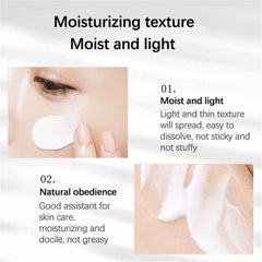 Fupah whitening freckle cream application swatch demonstrates moisturizing coverage