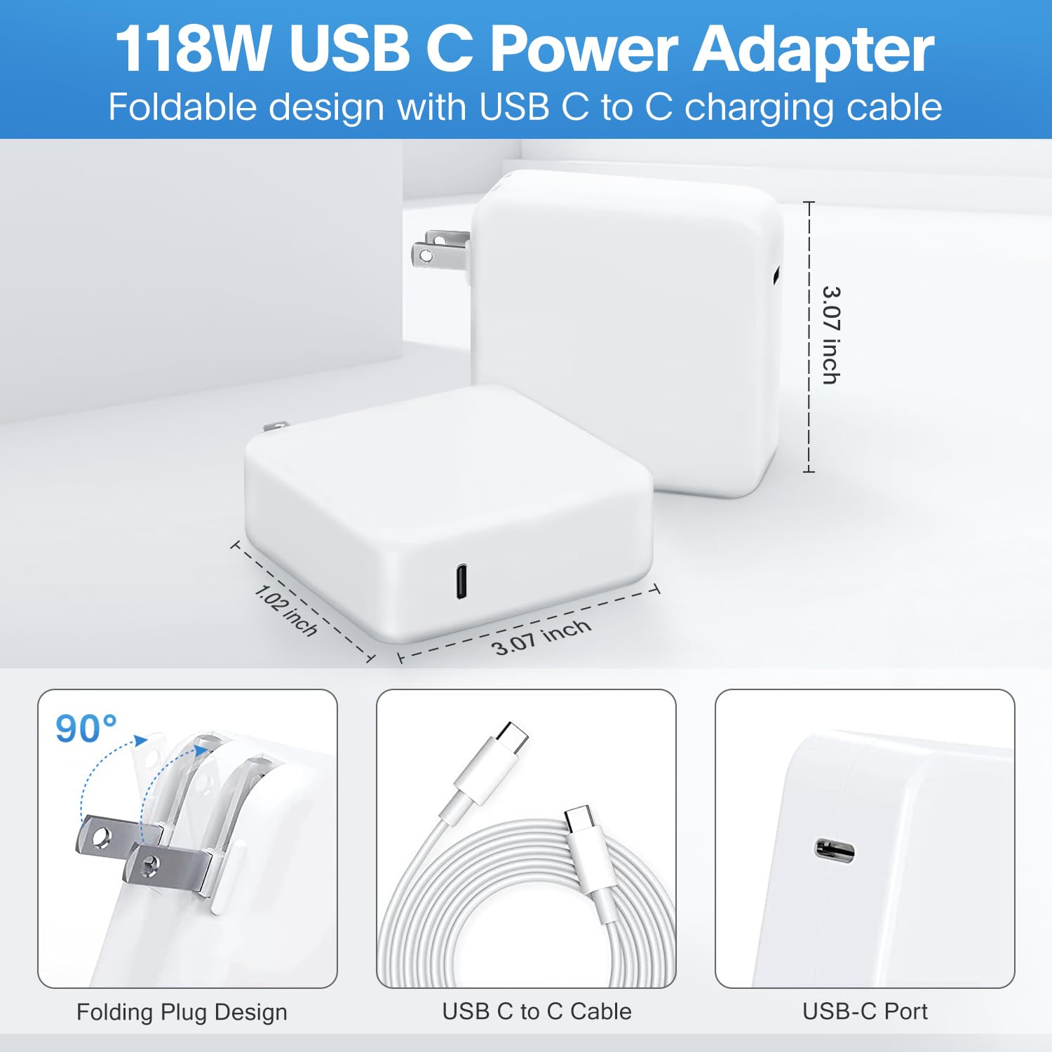 Furgor 118W USB-C charger safety features for reliable protection