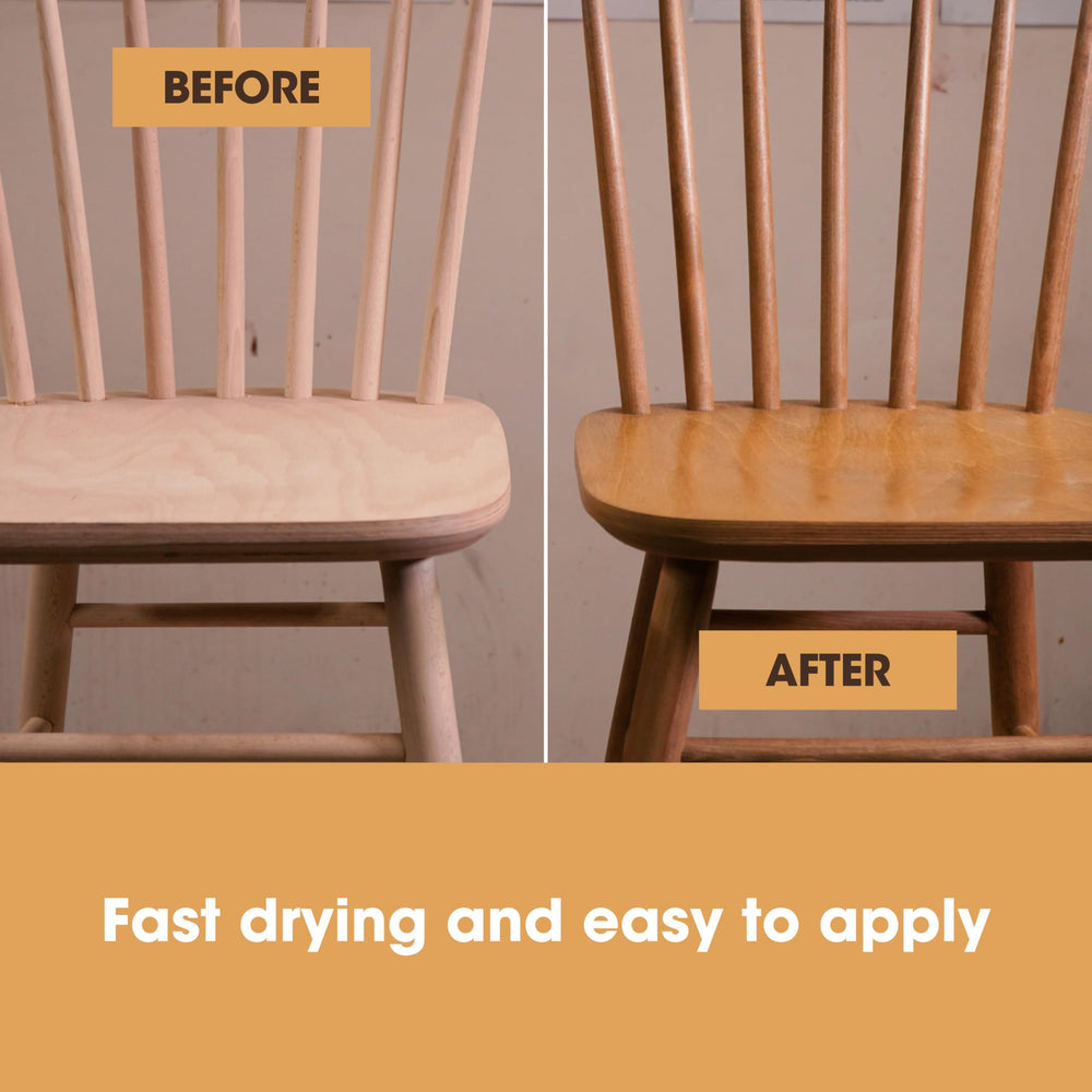 Furniture Clinic natural matte finish after drying