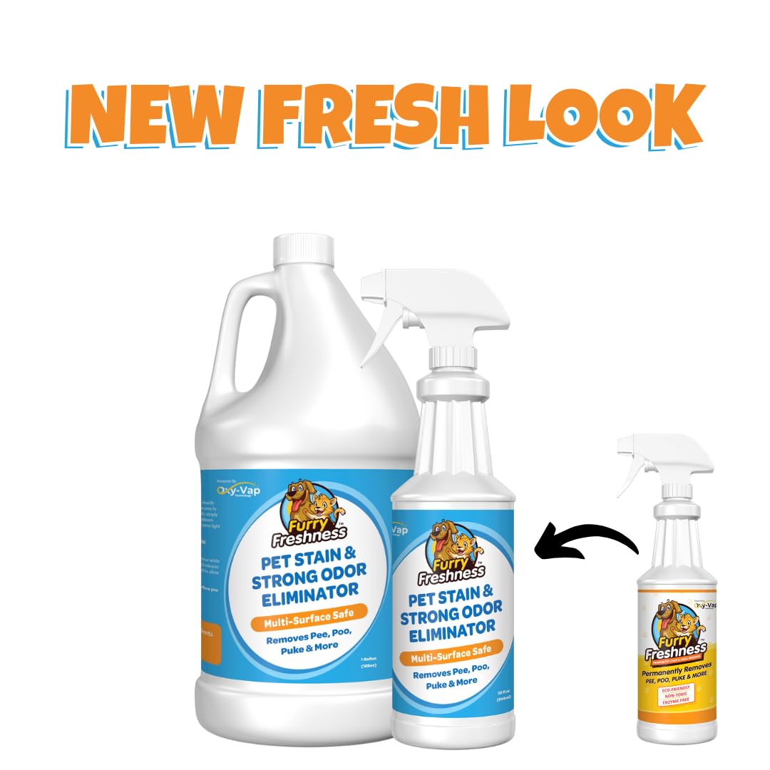 FurryFreshness 2-pack packaging highlights value and powerful stain removal.