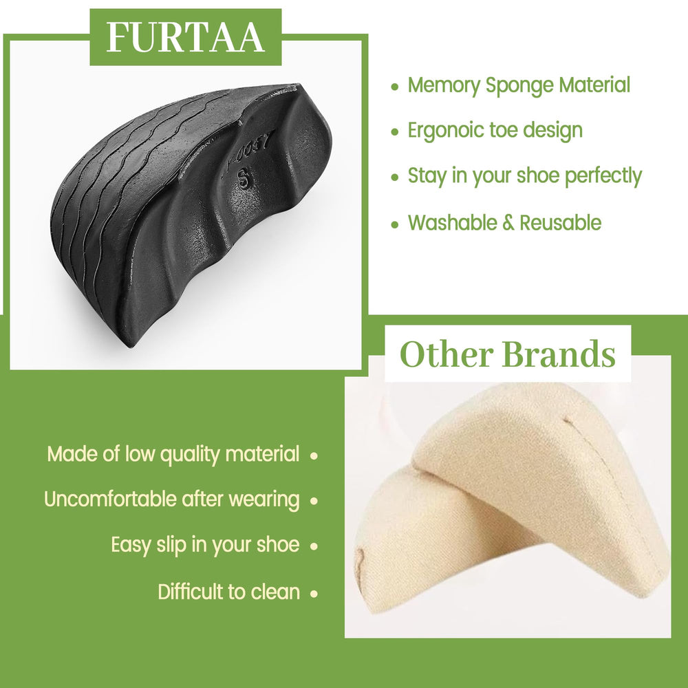 FURTAA three-size options adapt to different shoe volumes and styles.