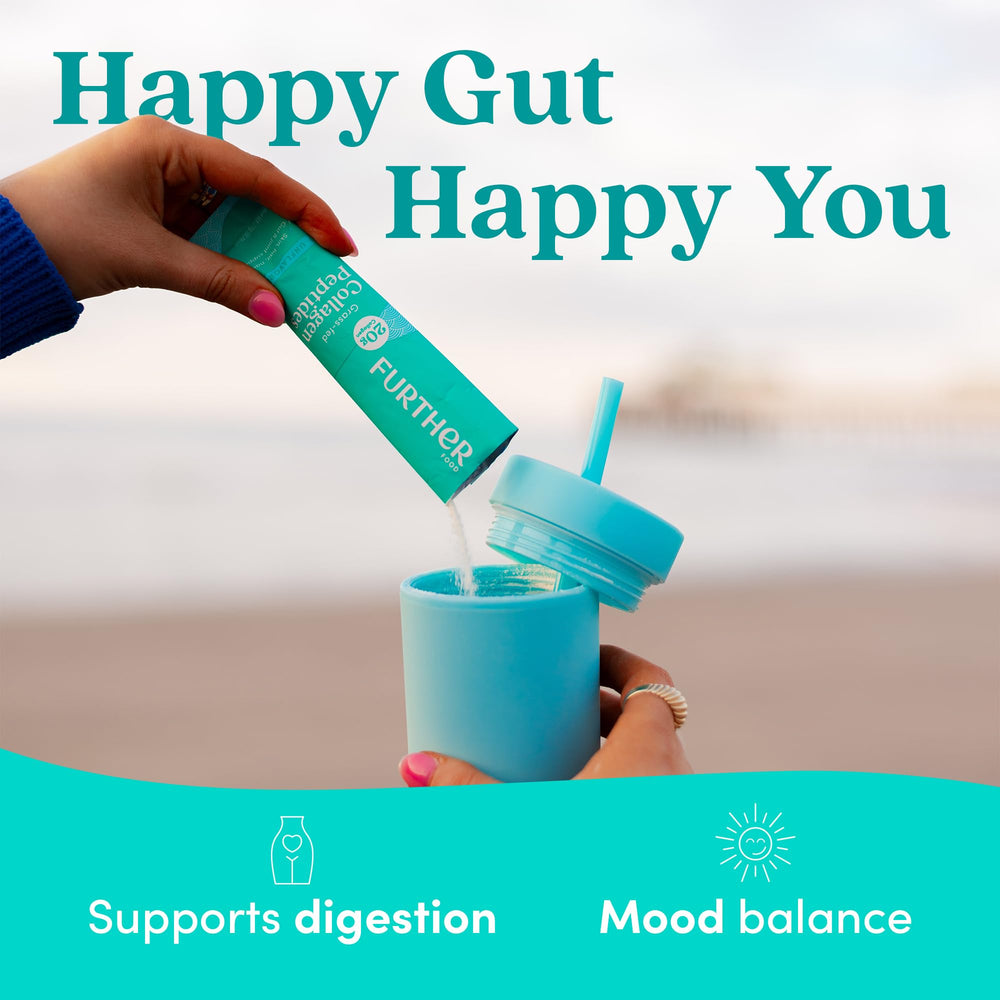 Further Food Collagen Peptides measuring serving shows convenient dose for recipes and beverages.