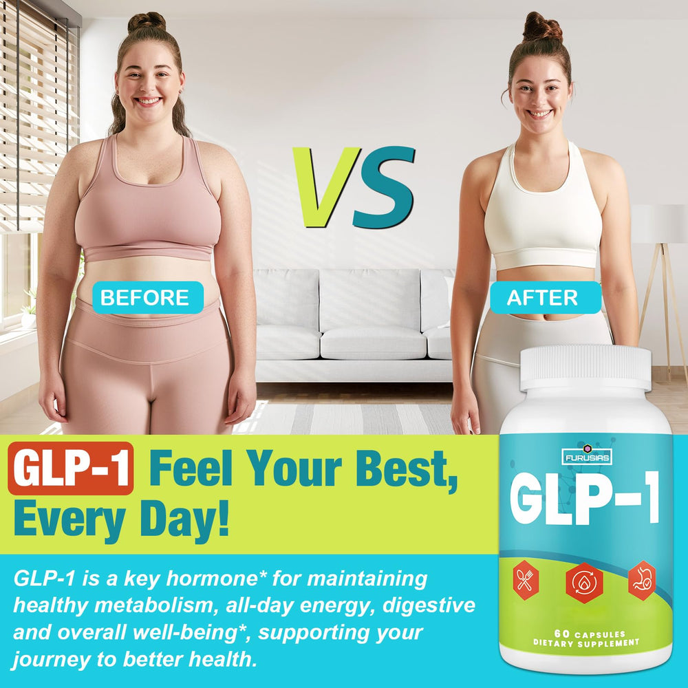 Furusias GLP-1 synbiotic blend highlighting prebiotics and probiotics for gut balance