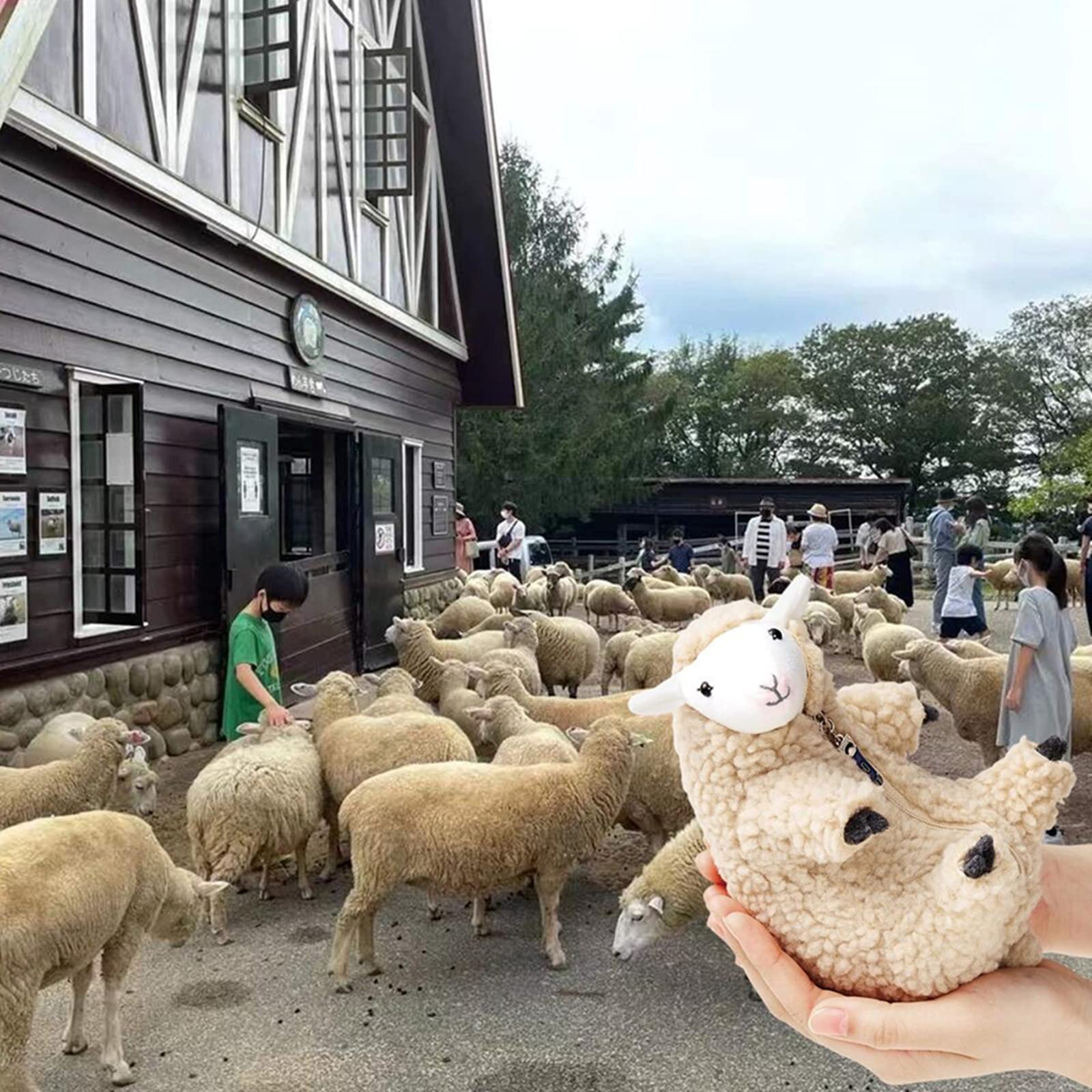 Furvana gift-ready lamb plush for birthdays, holidays, or classroom activities