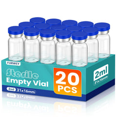 FURWEY 2ml sterile vial with self-healing port for secure sample transfer.