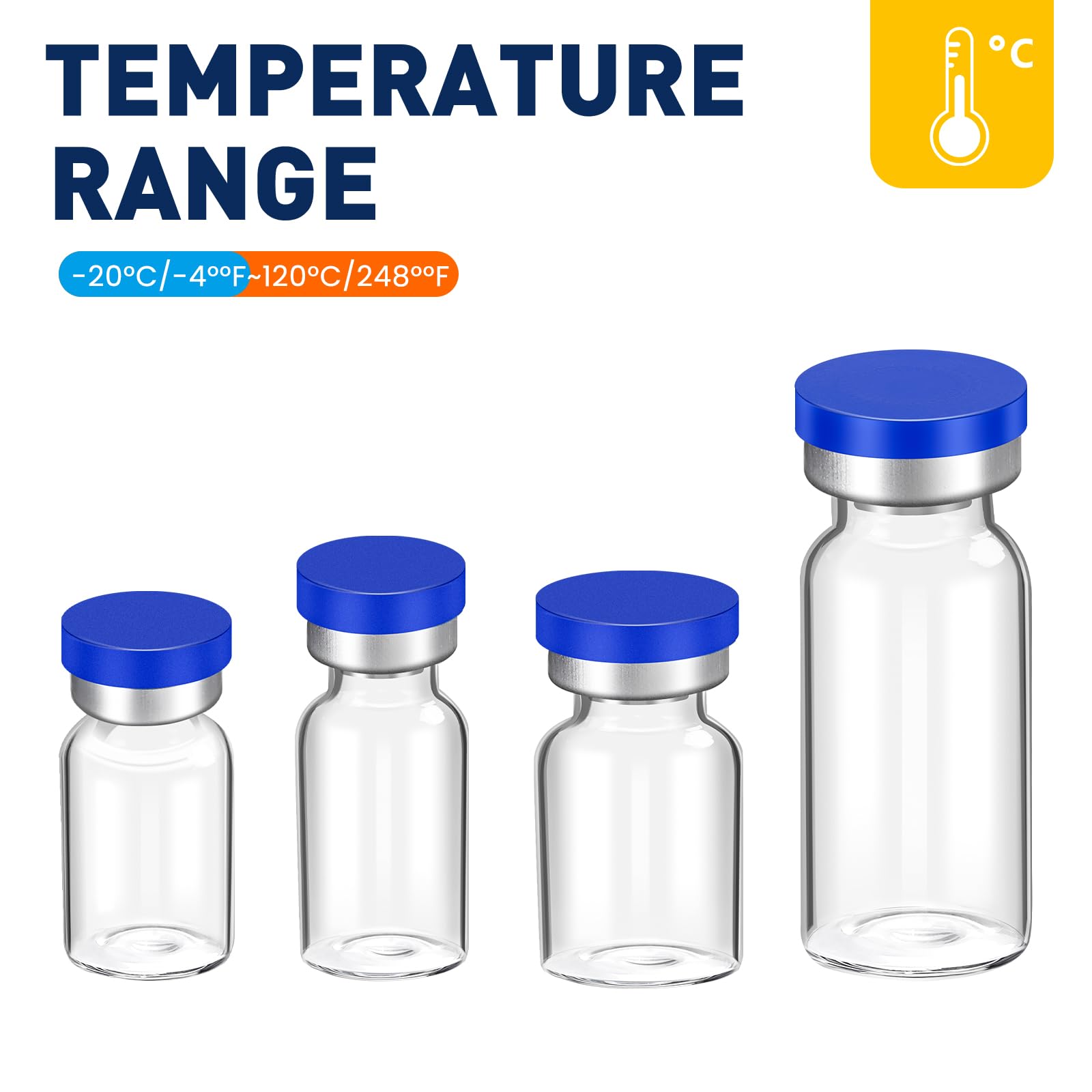 FURWEY aluminum sealed cap keeps the vial securely closed.