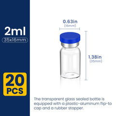 FURWEY aluminum-sealed-cap vial seals securely to preserve sample integrity.