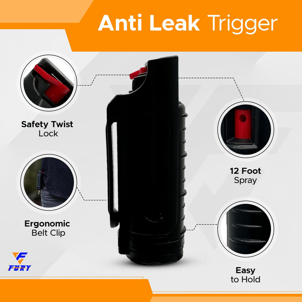 FURY anti-leak and anti-misfire design improves carry reliability.