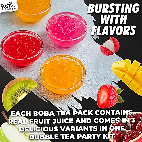 Fusion Select Raspberry bursting pearls on desserts provide fruity texture and fun.