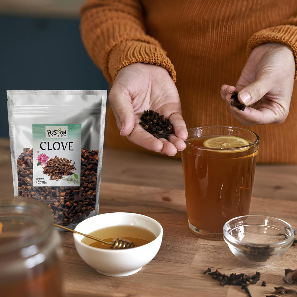 Fusion Select cloves packaging freshness image communicates secure seal preserving potency