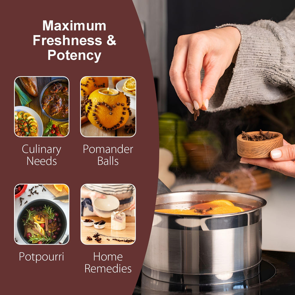 Fusion Select tea and cloves image suggests aromatic infusion for tea