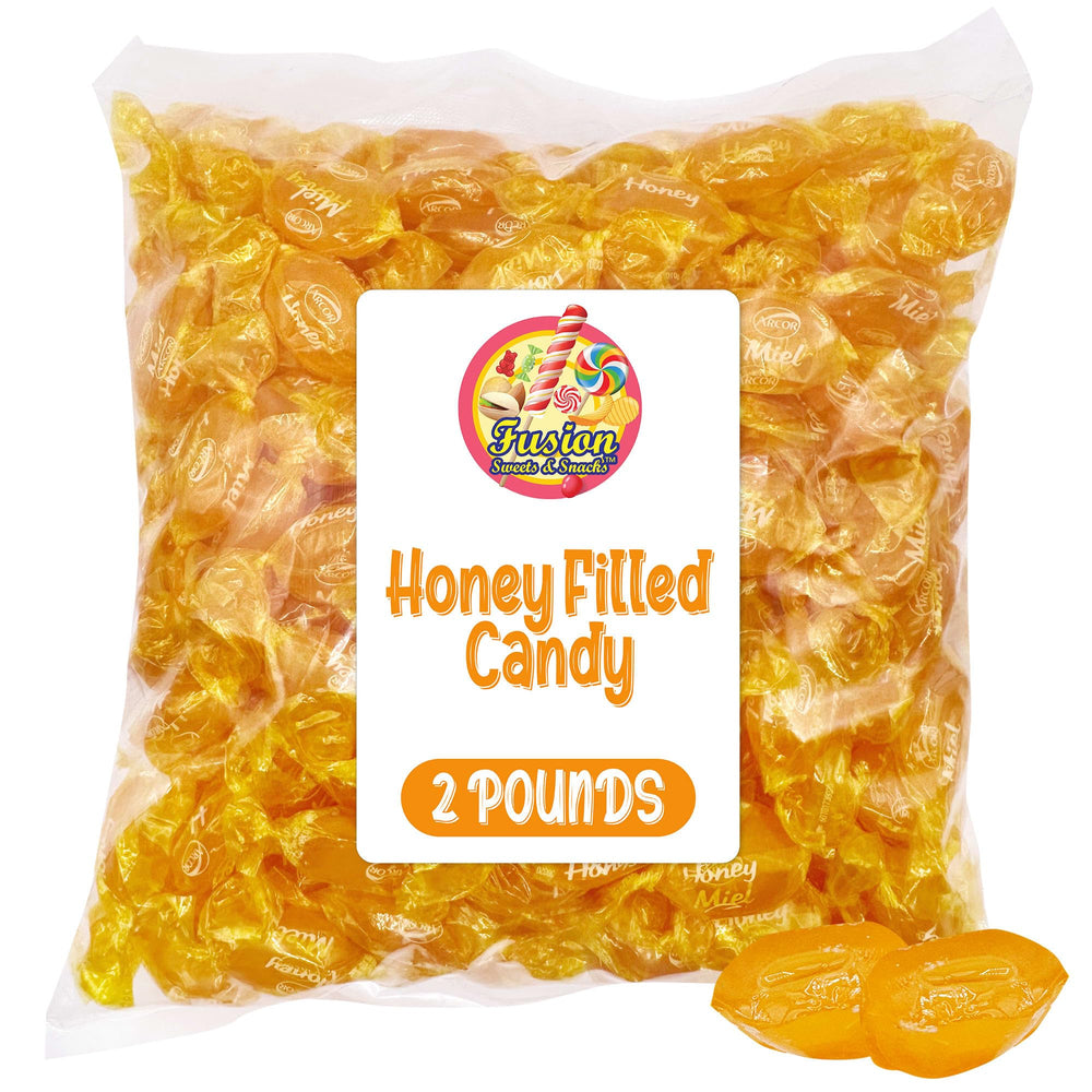 Fusion Sweets And Snacks honey-filled hard candy bag ready for sharing and on-the-go enjoyment