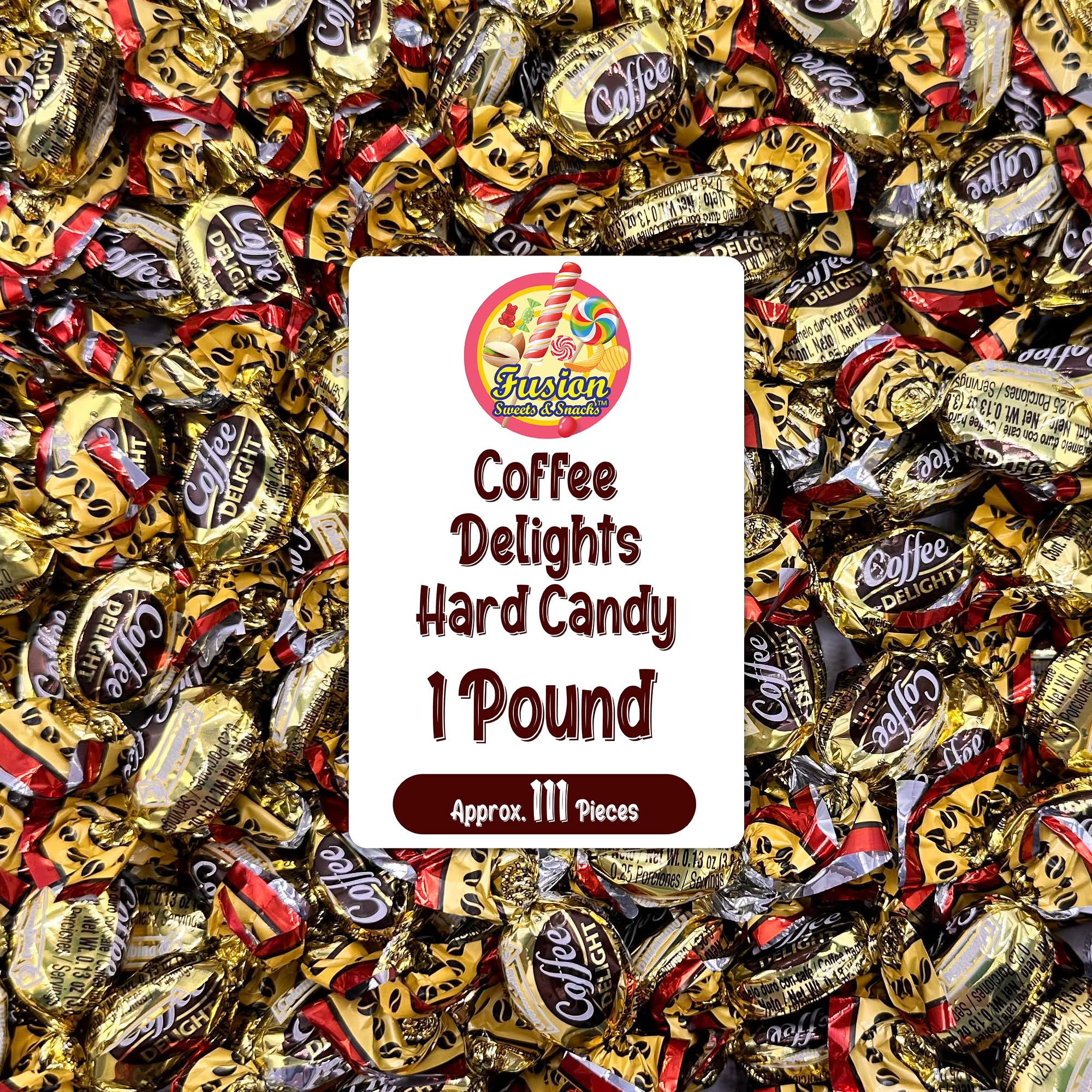 Fusion Sweets Coffee Delight bag reveals bold coffee flavor for on-the-go snacking