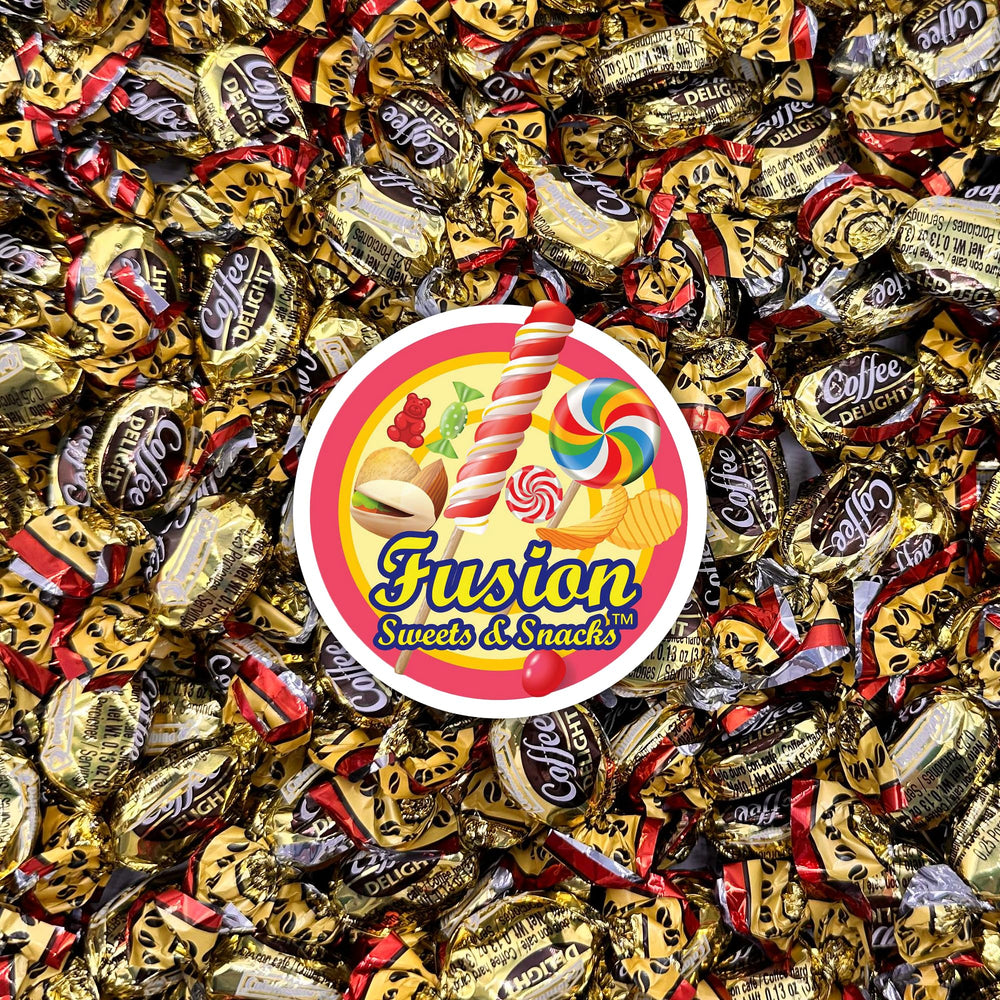 Fusion Sweets Coffee Delight real bean flavor hints with Colombian-inspired notes