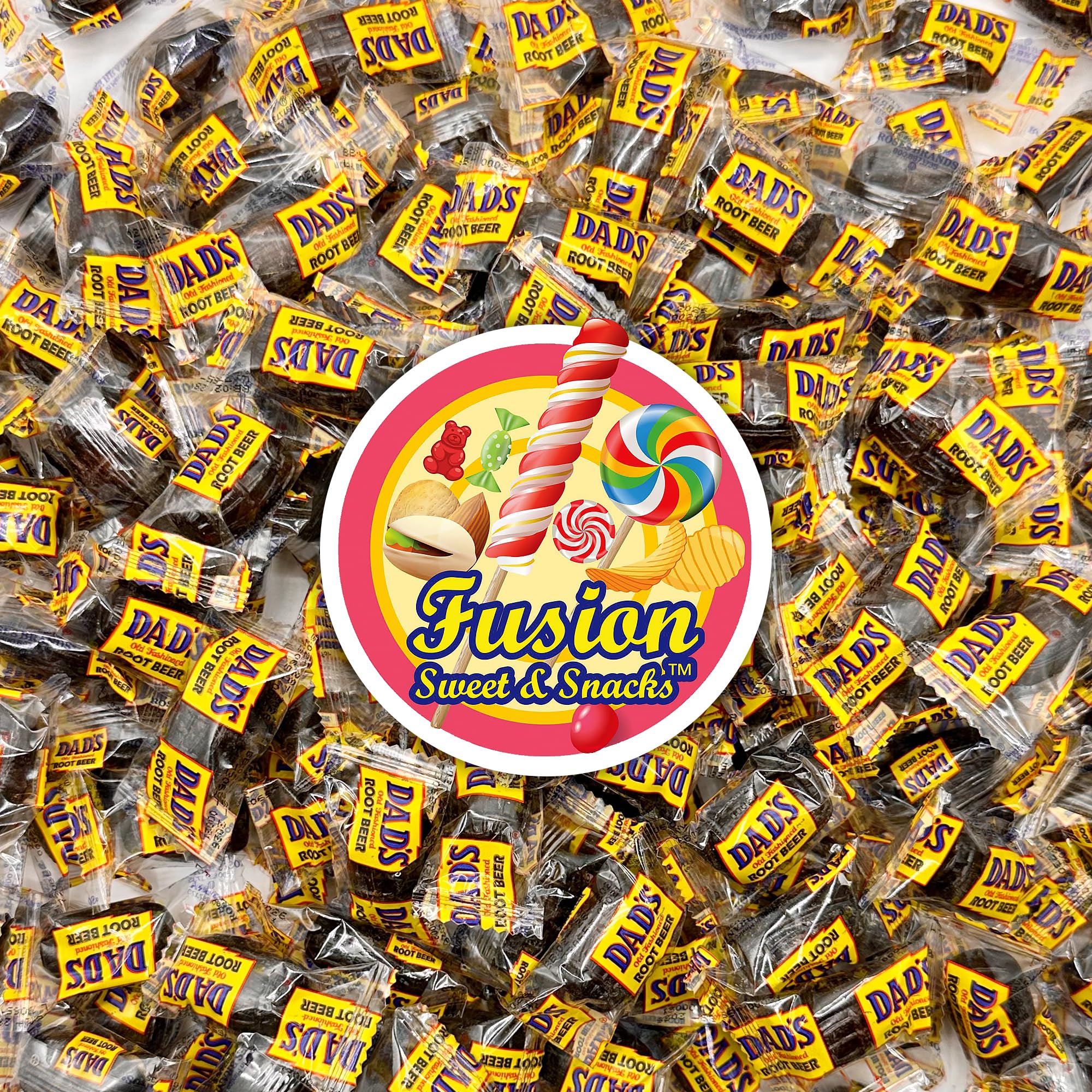 Fusion Sweets Dad's Root Beer Barrels gluten-free and fat-free option.