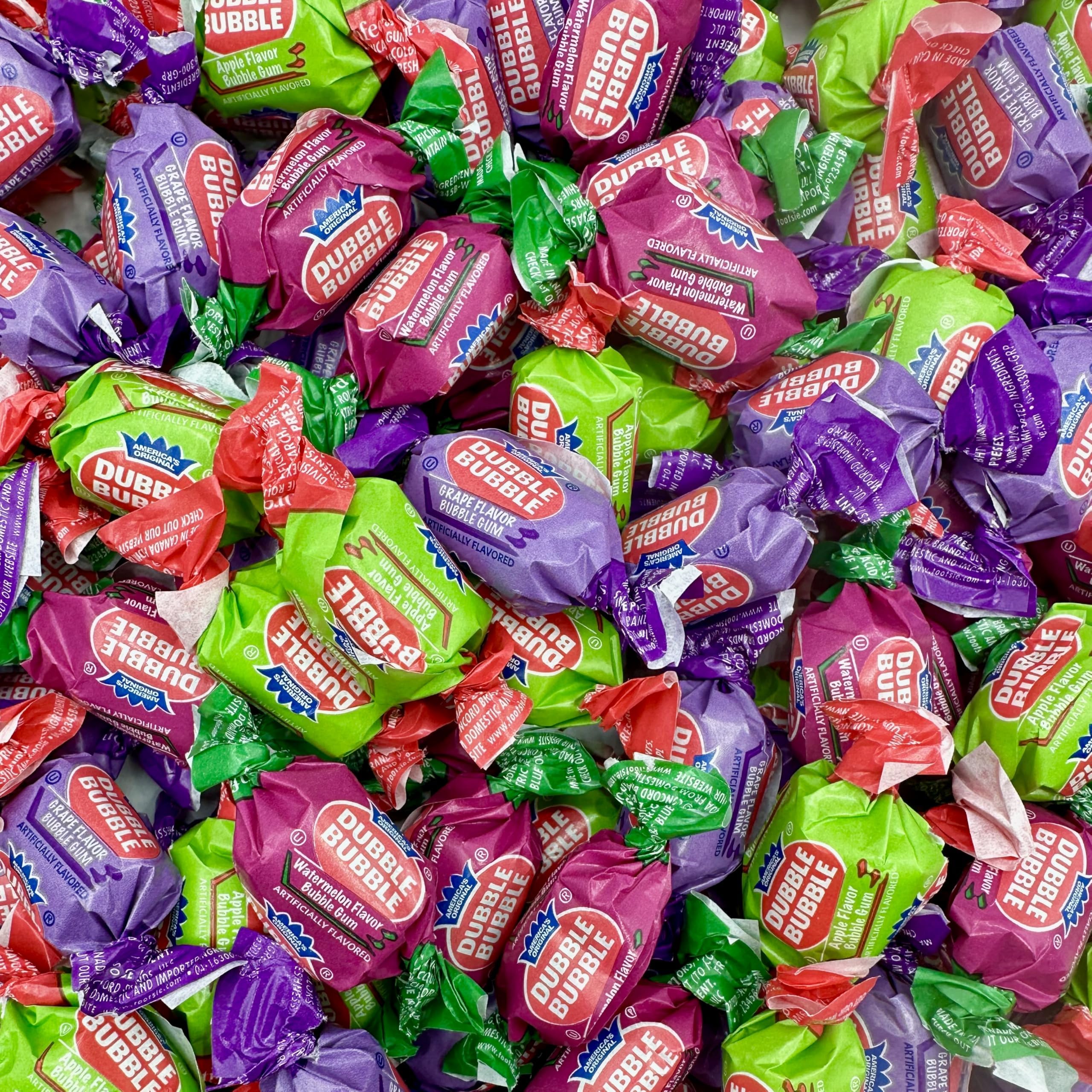 Fusion Sweets Dubble apple bubble gum front view with crisp apple flavor