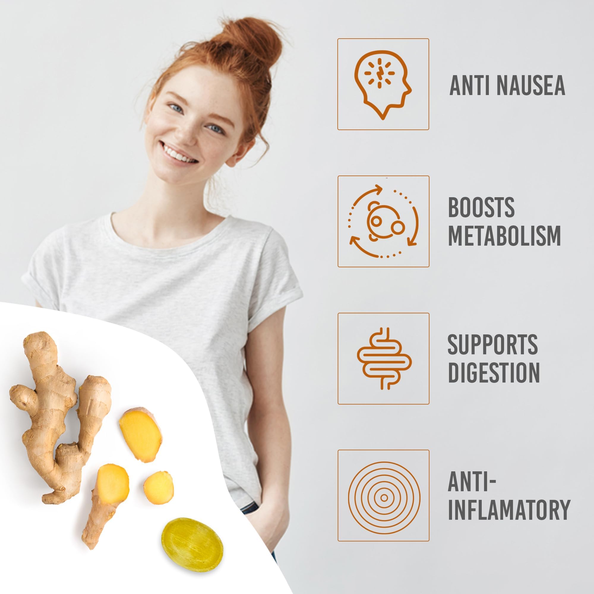 Fusion Sweets Ginger Candy heat-sealed bag preserves freshness and quality
