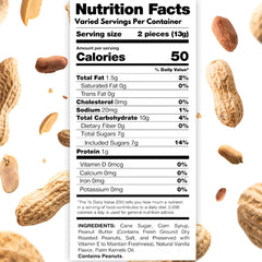 Fusion Sweets Peanut Butter Bars individually wrapped for grab-and-go lunches