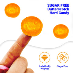 Rich buttery aroma hints at classic candy experience with zero added sugar