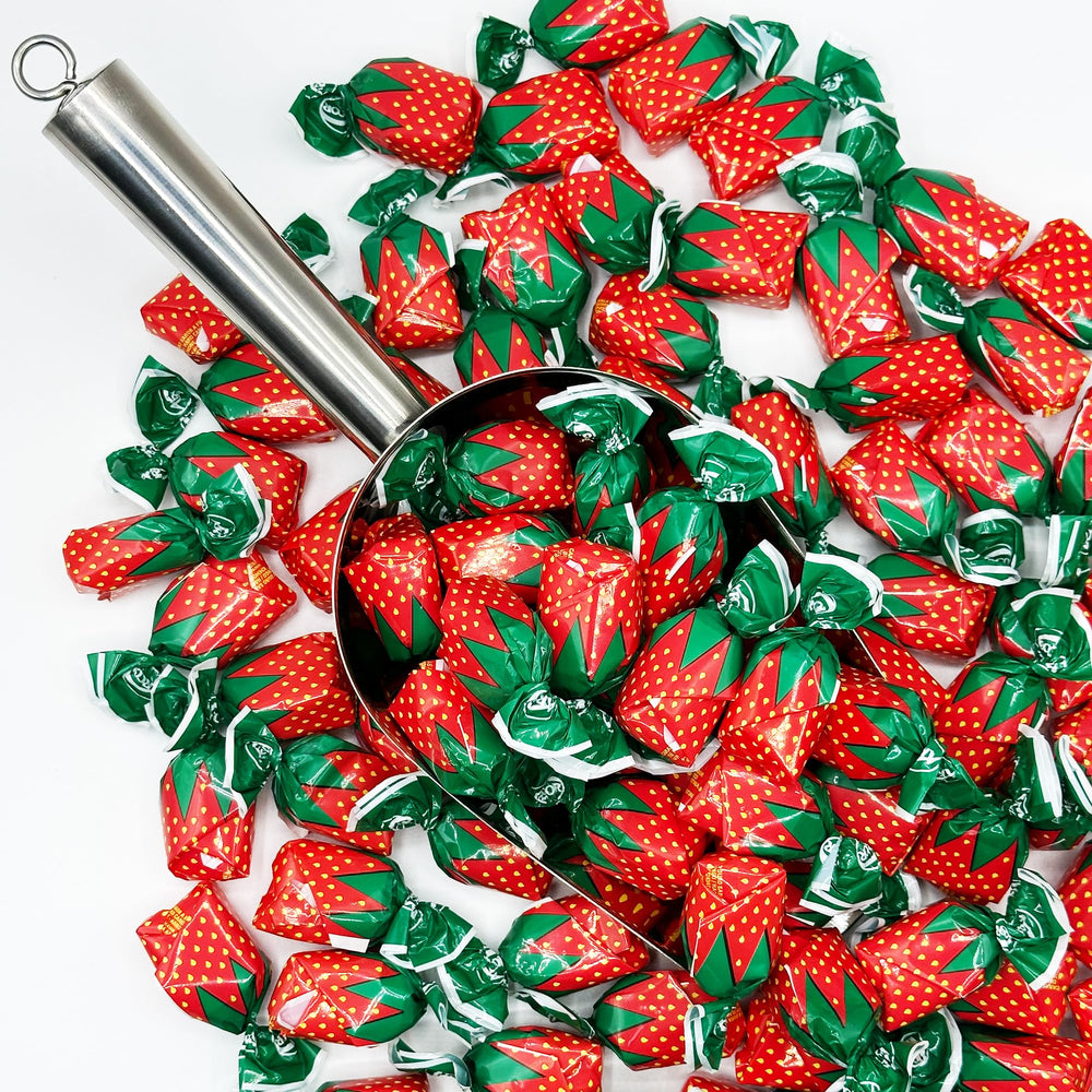 Fusion Sweets close-up showing smooth strawberry center and glossy exterior