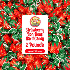 Fusion Sweets strawberry-filled hard candy close-up with juicy center for fruity indulgence