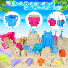FUSPWEAO mesh bag for beach toys keeps gear organized and dries fast