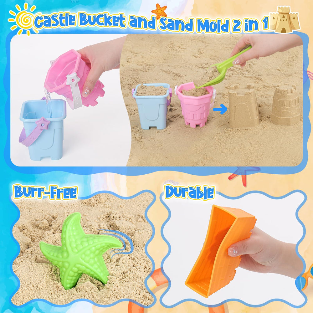 FUSPWEAO second small castle bucket ready for creative sand builds.