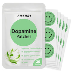 FUTHRI dopamine patches packaging showing all-day mood support