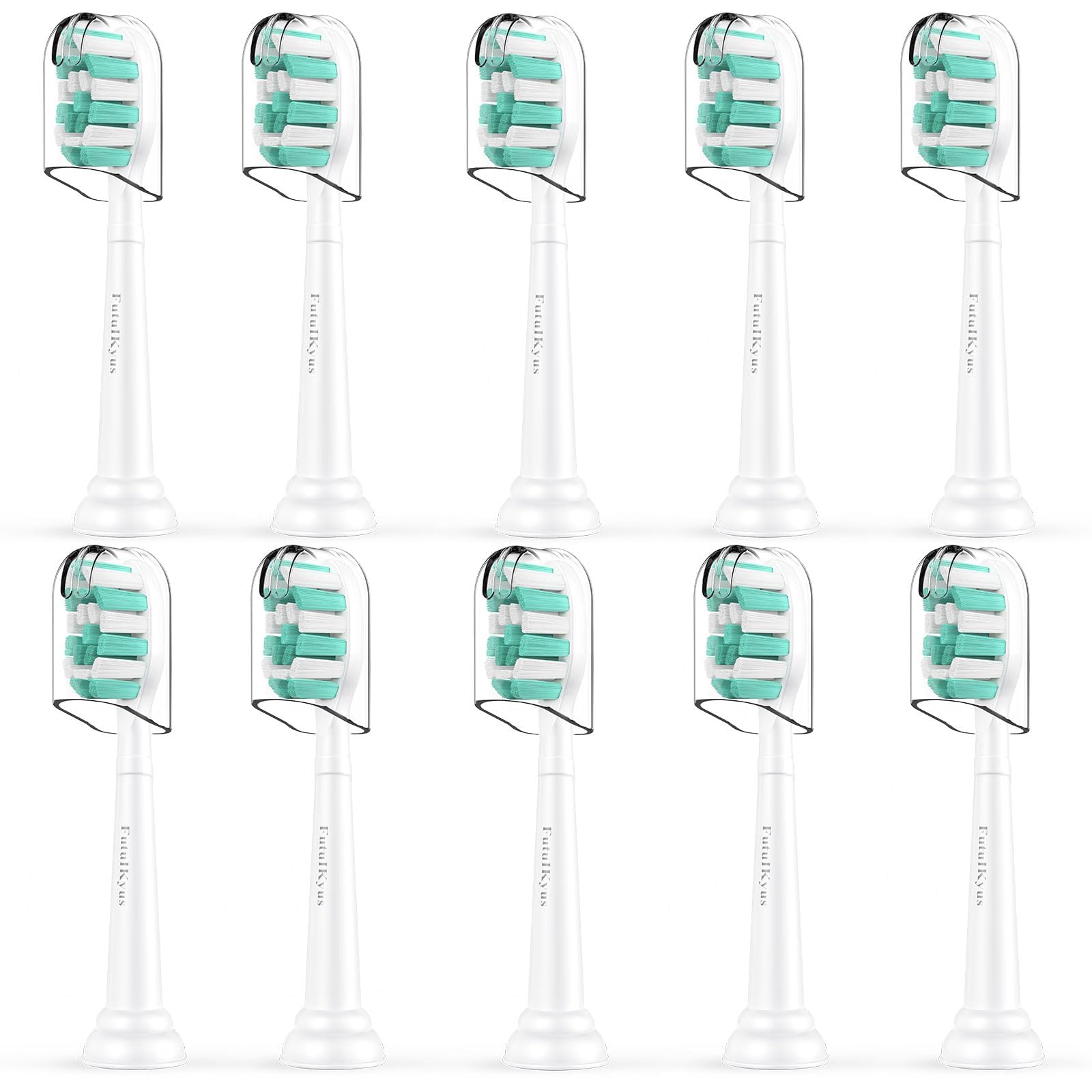 Futulkyus replacement head with Dupont bristles for thorough cleaning.