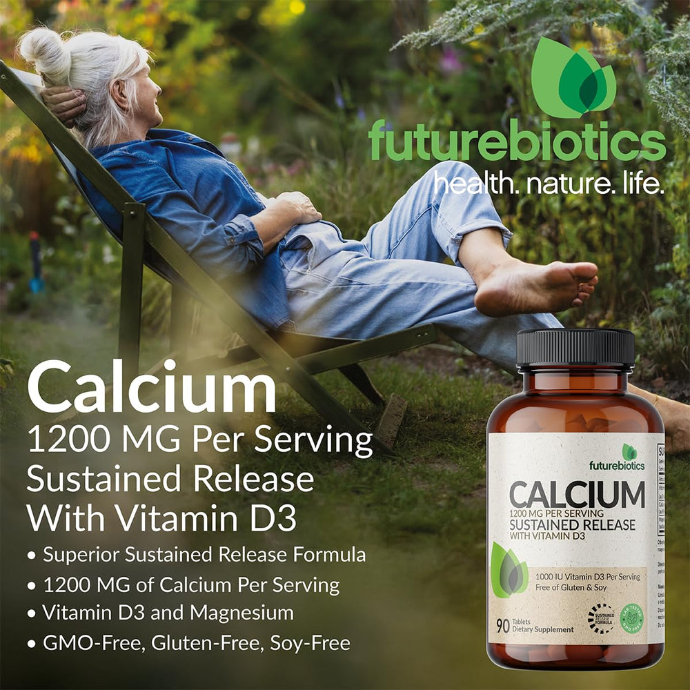 Futurebiotics non-GMO, gluten- and soy-free formula highlighted on packaging.
