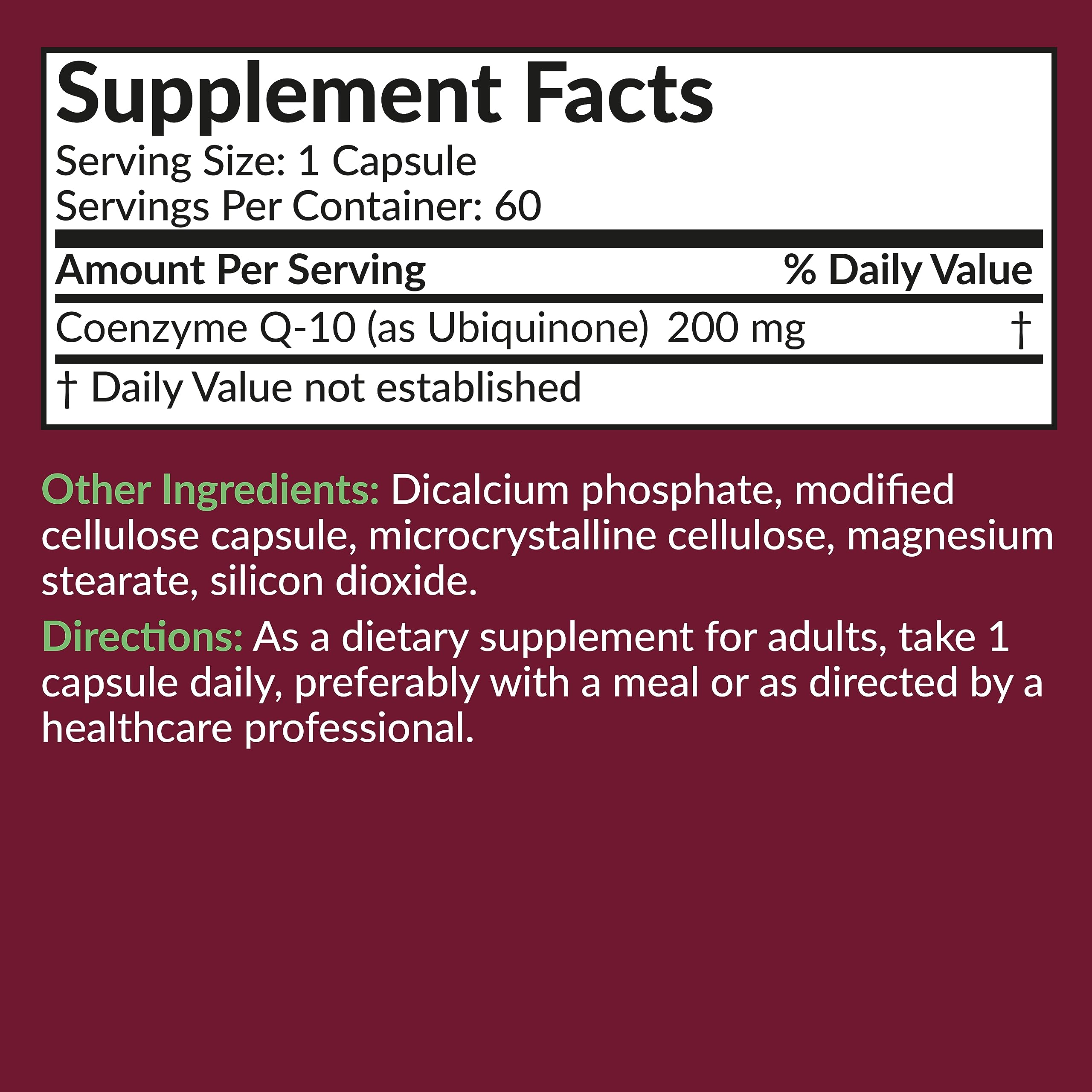 Futurebiotics CoQ10 packaging box showing vegan and gluten-free quality from New York facility