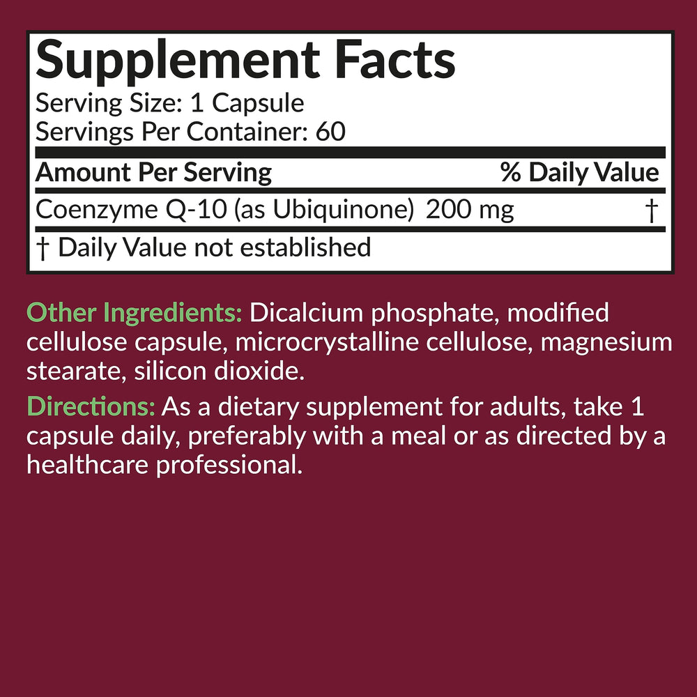 Futurebiotics CoQ10 packaging box showing vegan and gluten-free quality from New York facility