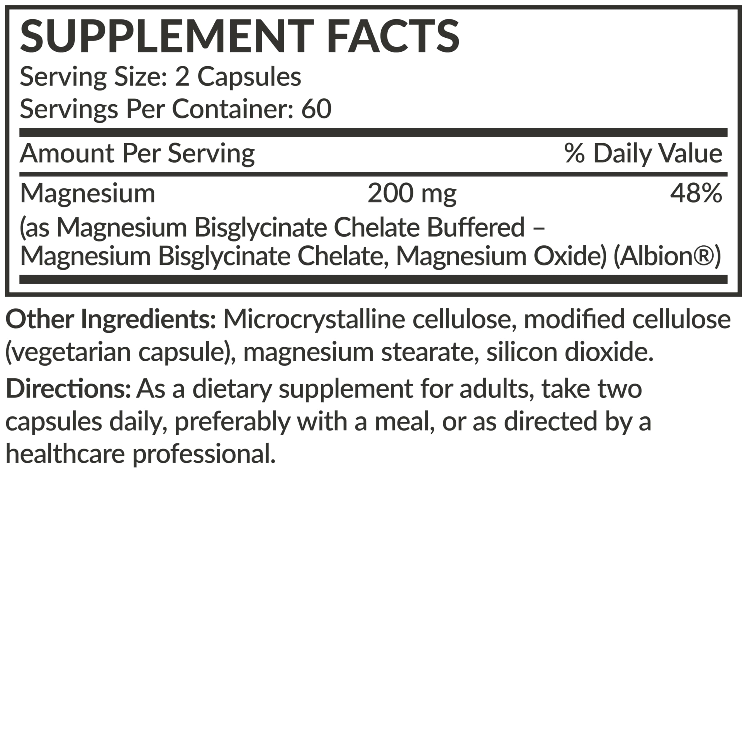 Futurebiotics Magnesium Glycinate capsule stack for convenient daily use