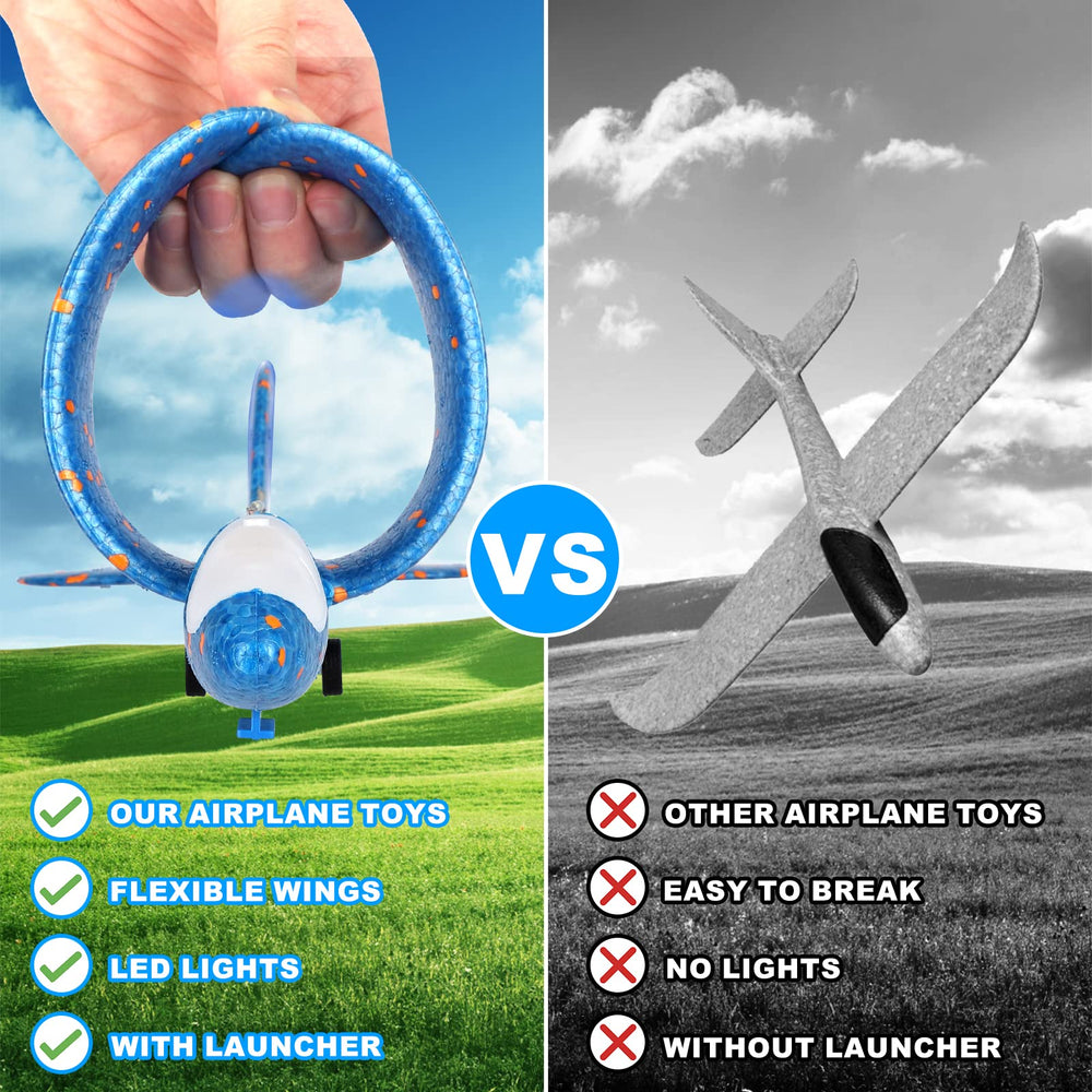 Fuwidvia colorful foam planes ready for group outdoor games