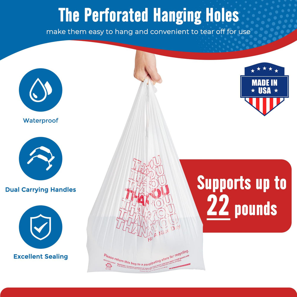 Fuxury bulk 11.5 x 6.5 x 21 inch bags support bulk items.