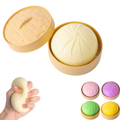 FUYUANLIEV dumpling squishy features a big-dumpling design for satisfying tactile relief.