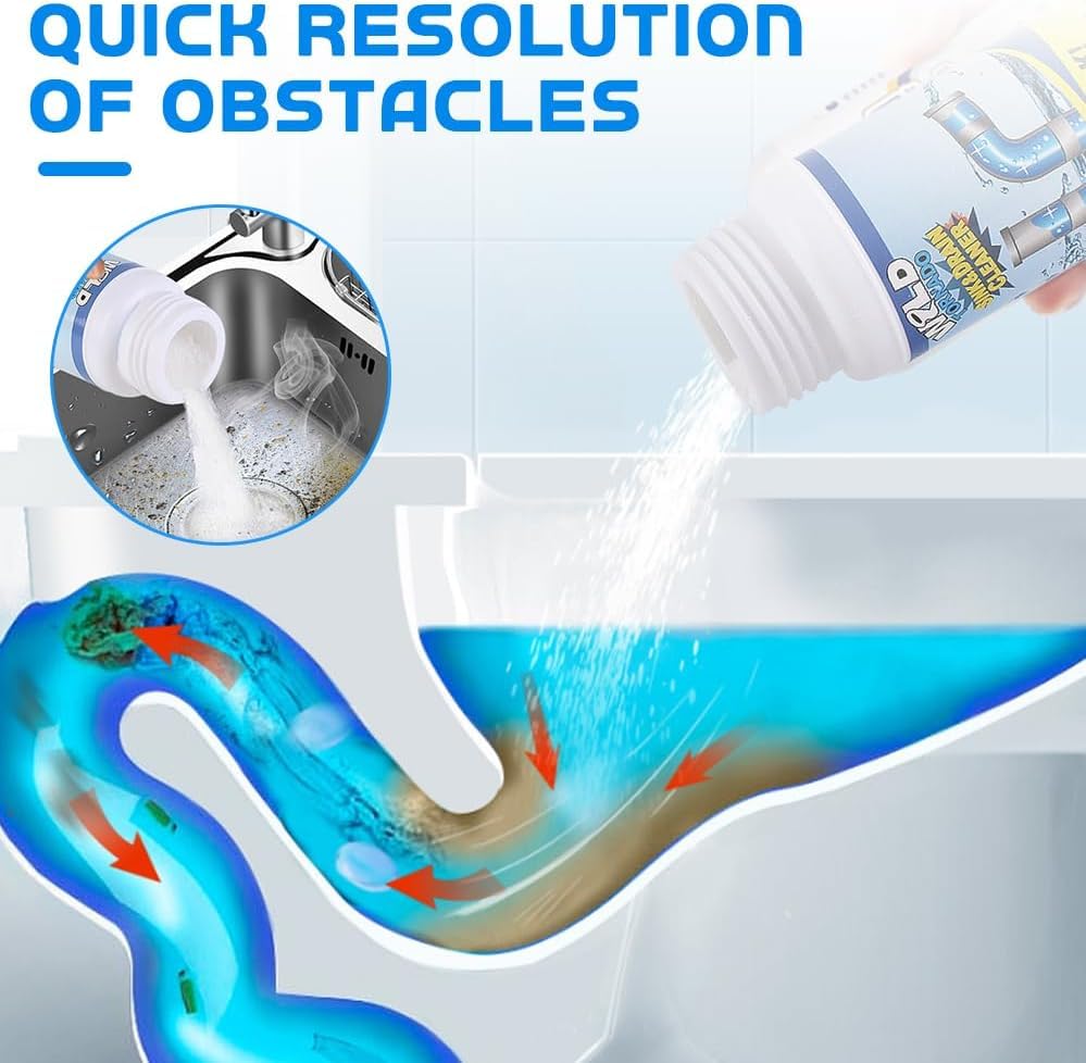 FVELPLT Wild Tornado poured with hot water to activate cleaning power