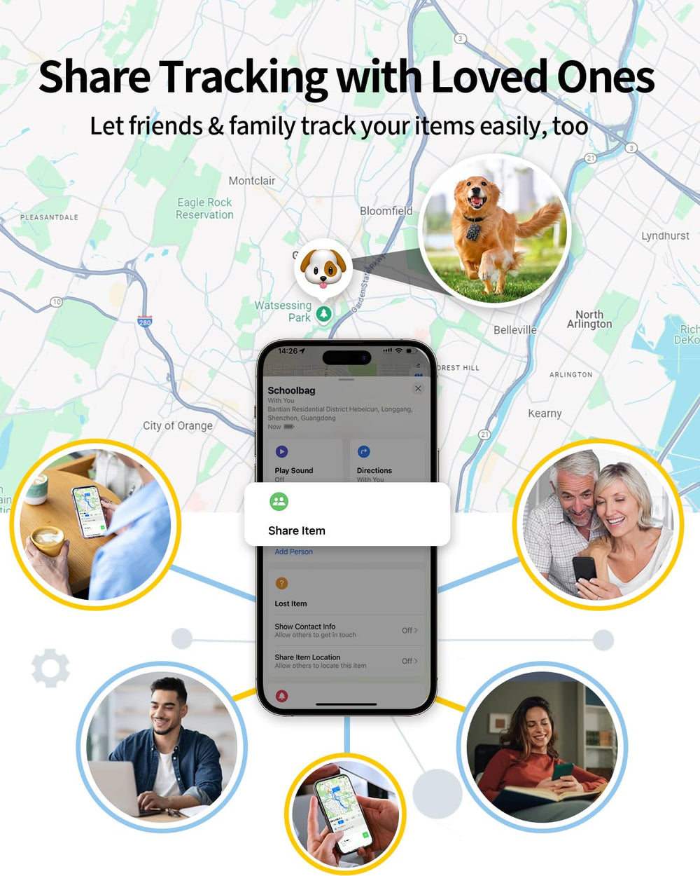 FVJ tracker used with travel bag and passport for travel reliability