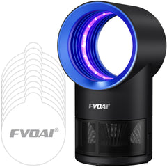 FVOAI fruit fly trap indoor front view in blue, unobtrusive and efficient.