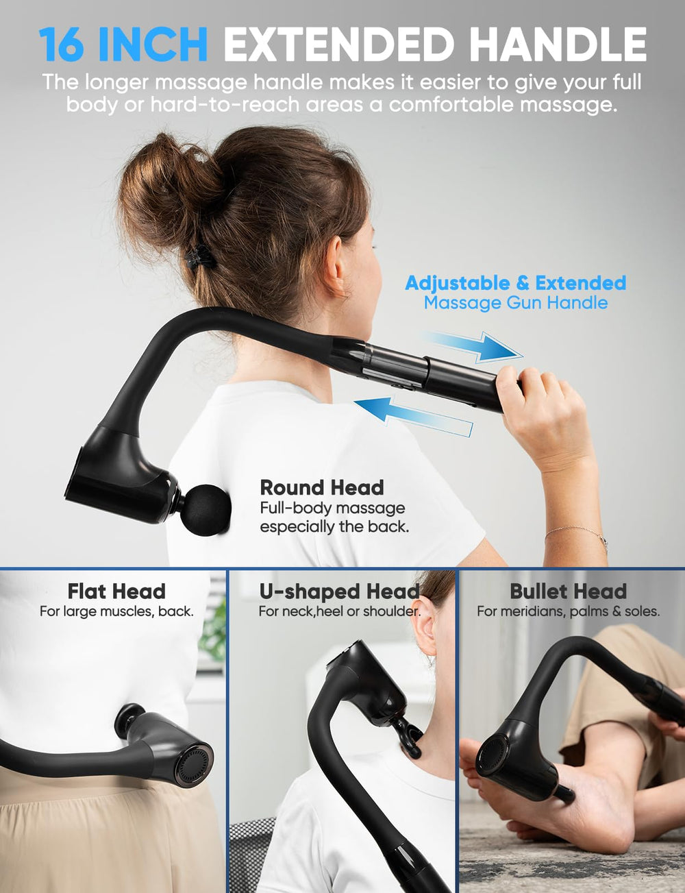 FVZ portable back massager in use after workouts.