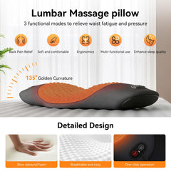 FWW lumbar support pillow wraps around waist for secure side-sleep comfort
