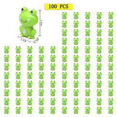 FXMHEHBB frog figurine ideal for fairy gardens and tiny landscapes