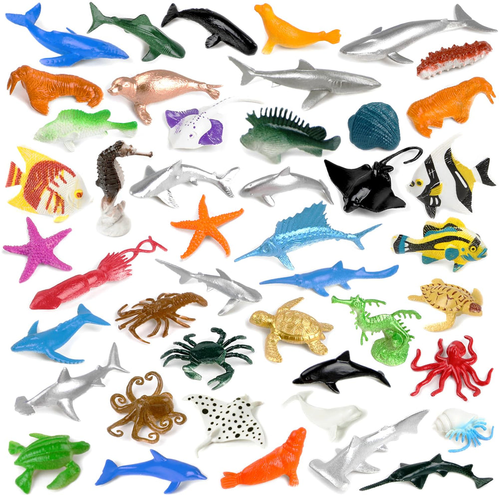 FXMHEHBB mini ocean dolphin toy for imaginative play and classroom display.