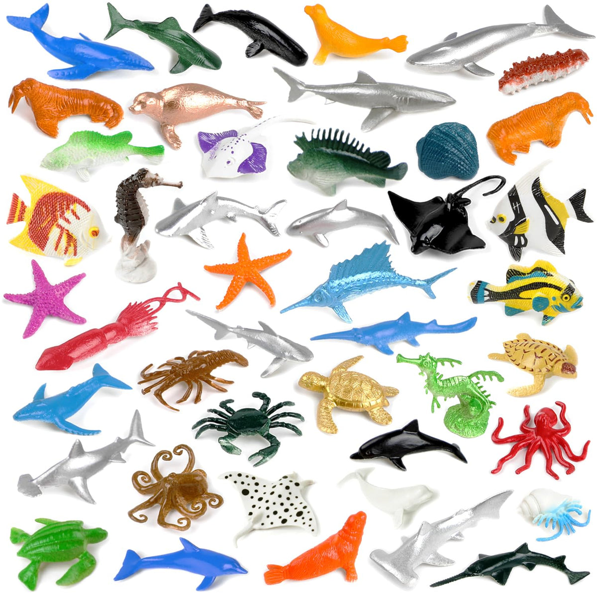 FXMHEHBB mini ocean dolphin toy for imaginative play and classroom display.