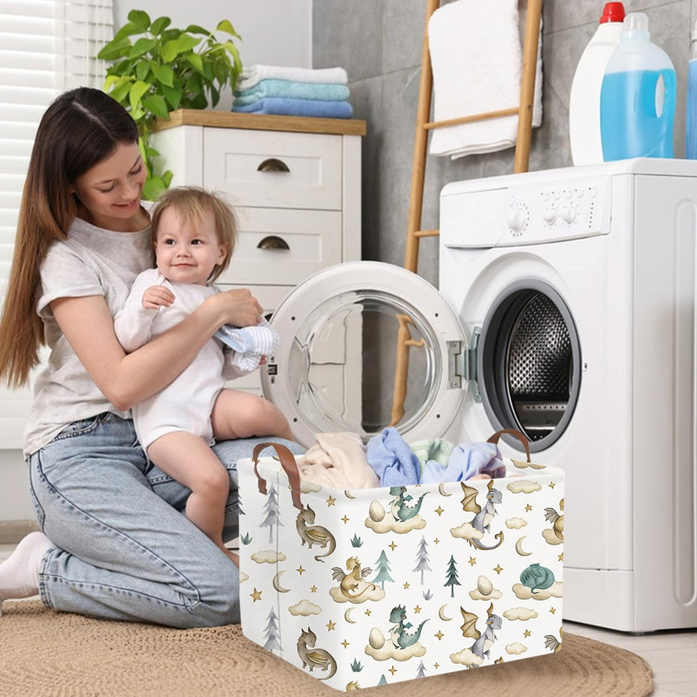 FXOCSHE 15L storage bin fits closets and playrooms neatly.