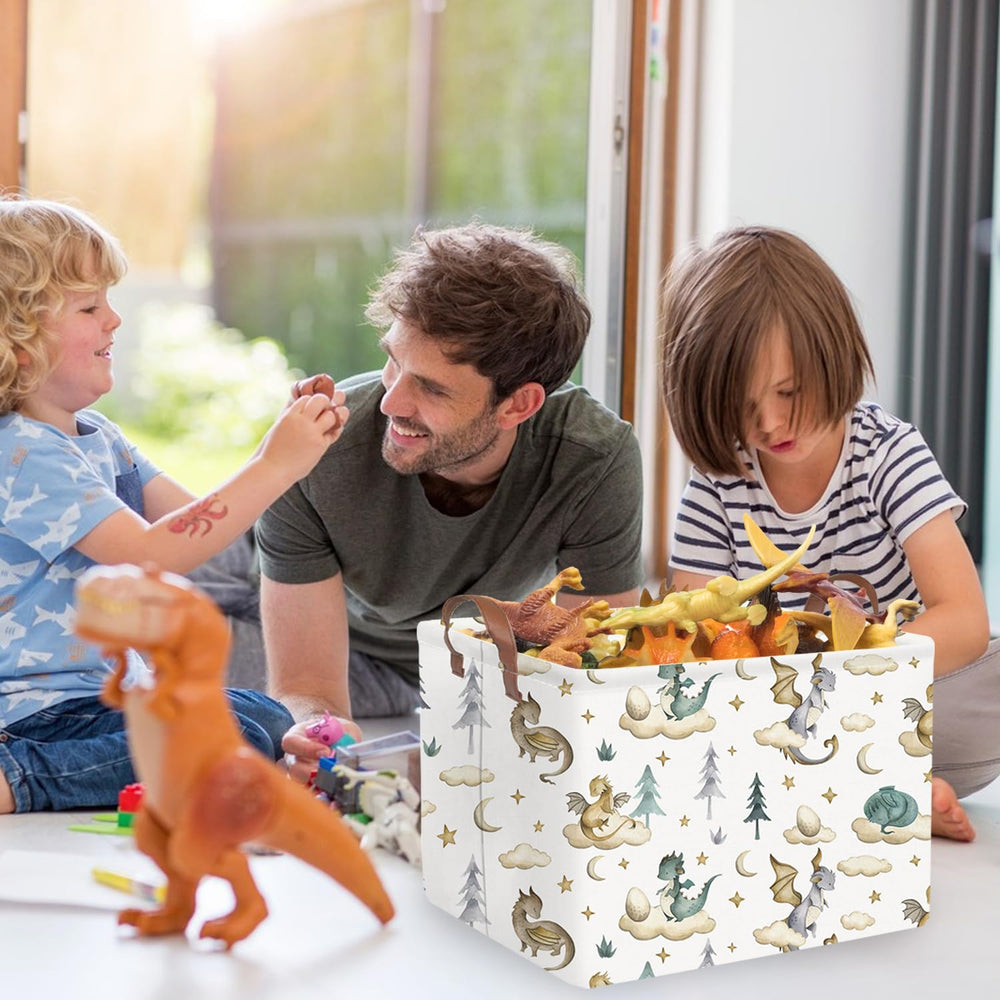 FXOCSHE cloud moon star dragon egg laundry basket doubles as décor.